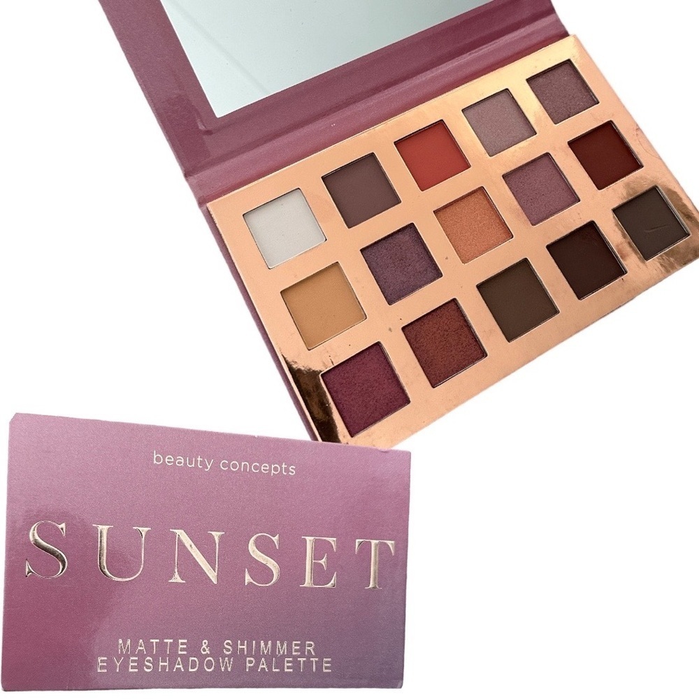 New Sunset Beauty Concepts Eyeshadow Palette
Matte & shimmer